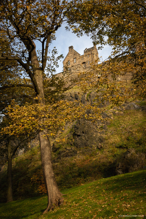 Edinburgh Castle in Autumn